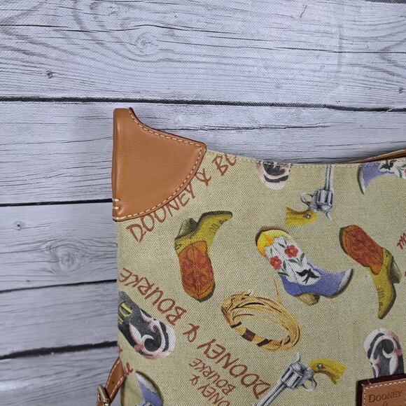 Dooney & Bourke Purse Western Cowboy Print - Picture 7 of 15